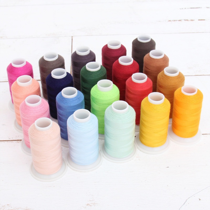 Sewing Thread 20 Spool Set - Essentials Collection