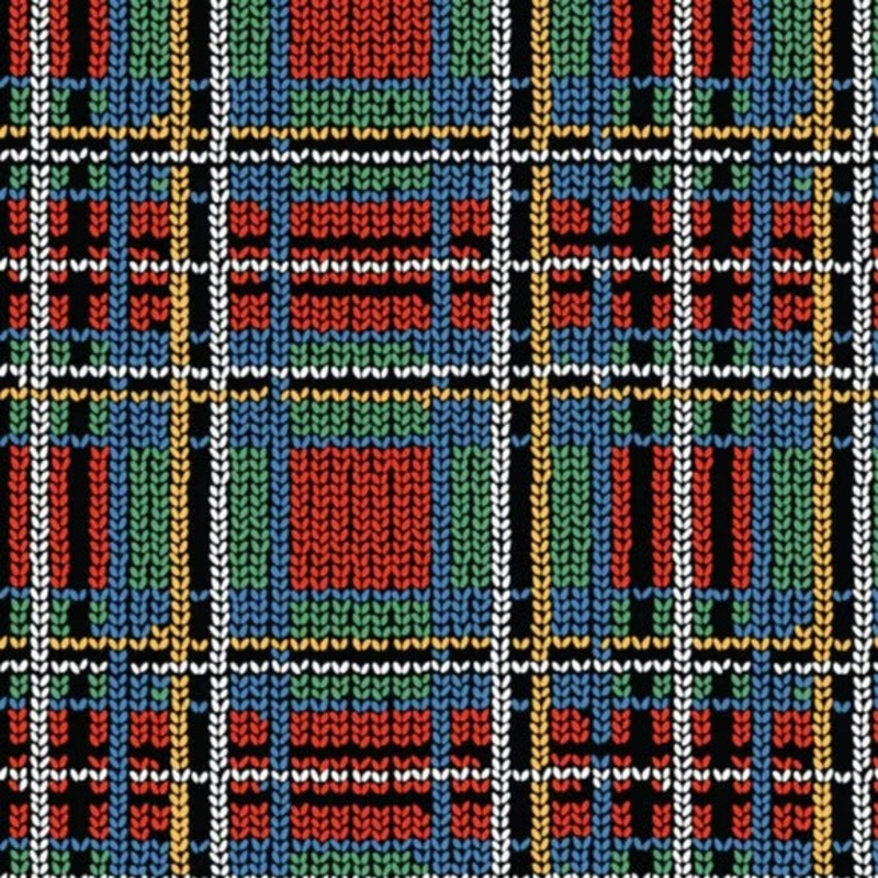 Splash Fabric - Laminated Cotton 1 Yard - Tartan