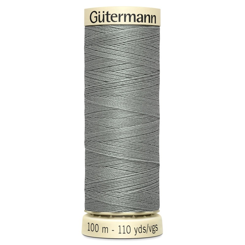 Gutermann Sew All Polyester Sewing Thread - 100m/110 yards - 634 - Grey