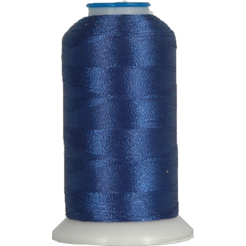 Polyester Embroidery Thread No. 250 - Blue - 1000M