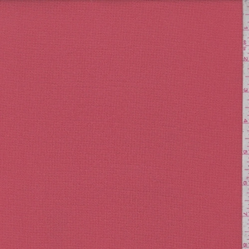Red Orange Textured Suiting Fabric