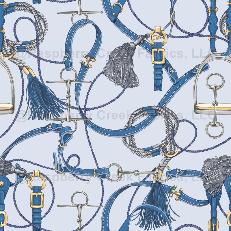Rider Chic - Very Light Blue with Blue Tack