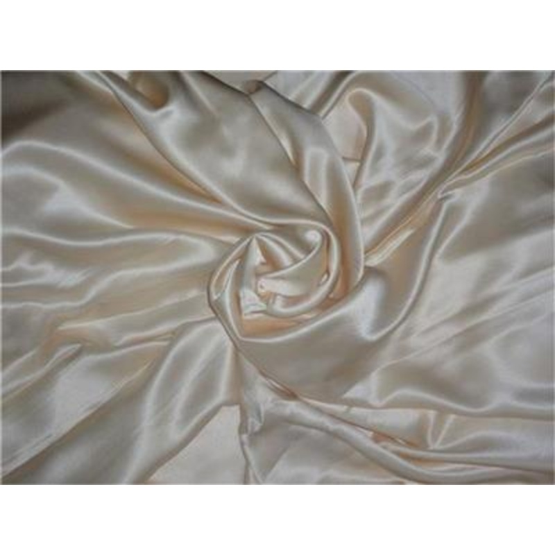 100% PURE SILK SATIN FABRIC 140 GRAMS CREAM colour 54" wide
