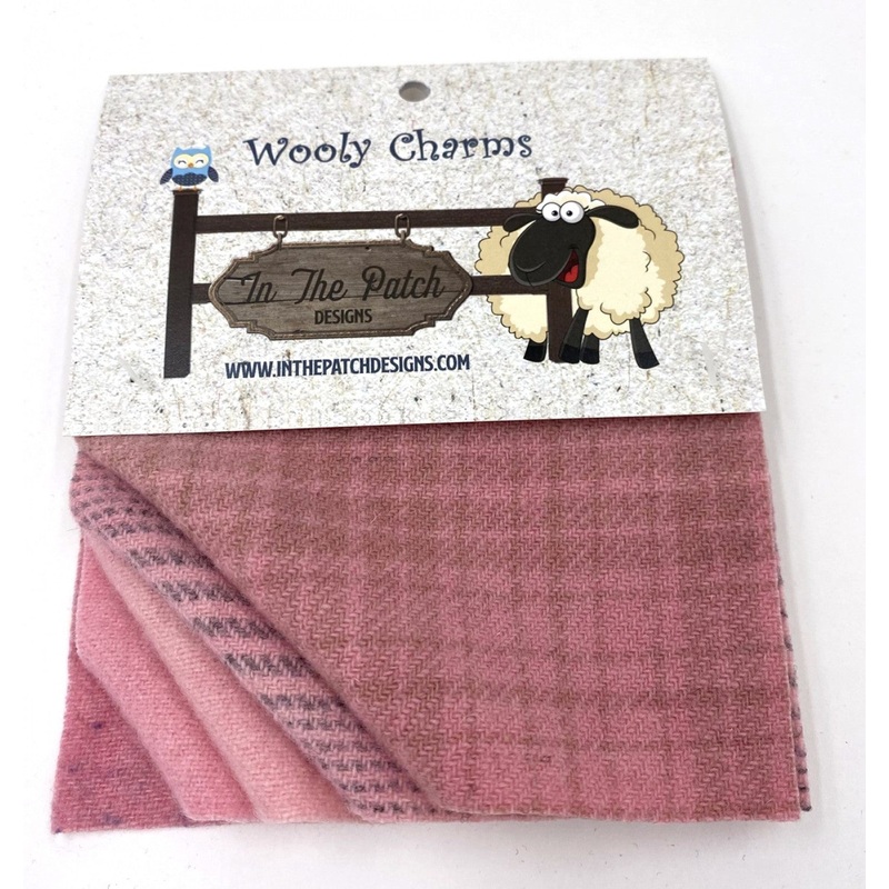 Wooly Charms 5in x 5in Forever Pink 5ct # WC7030 - Special Order