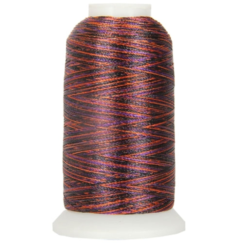 Multicolor Polyester Embroidery Thread No. 20 - Variegated Halloween