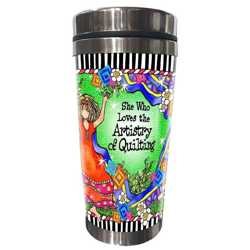Quilt Artistry Stainless Steel Tumbler