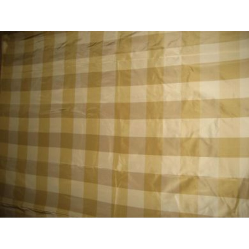 SILK TAFFETA FABRIC plaids 54" wide