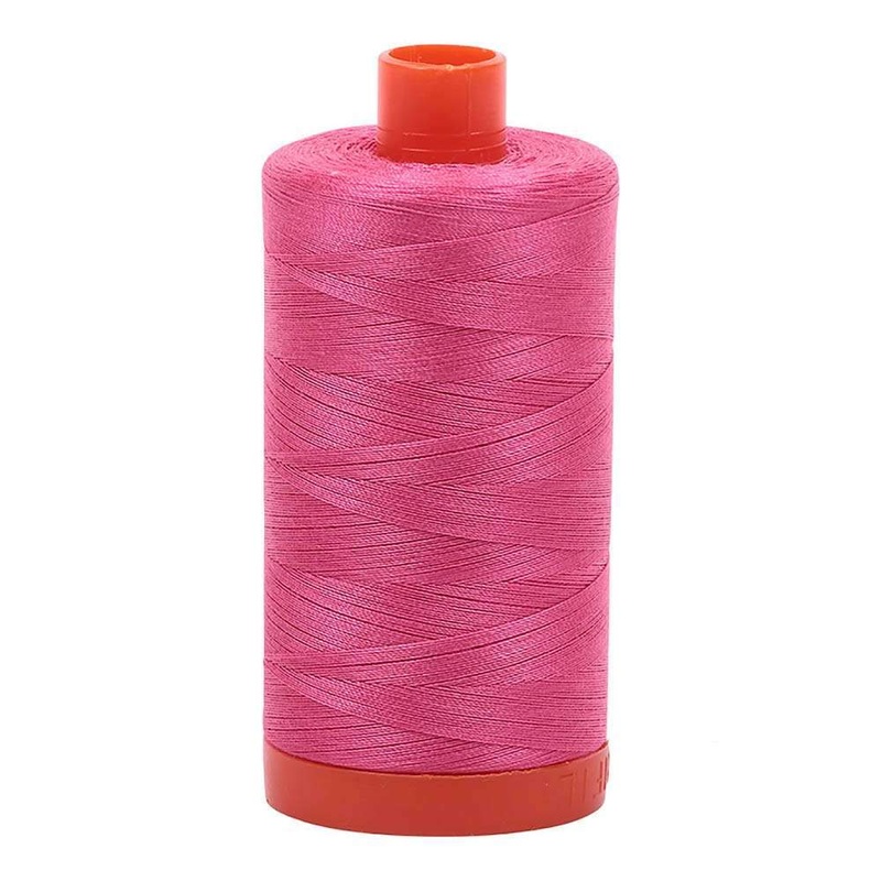 Blossom Pink 50wt Aurifil 100% Cotton Mako Thread Large Spool 1,422 yards