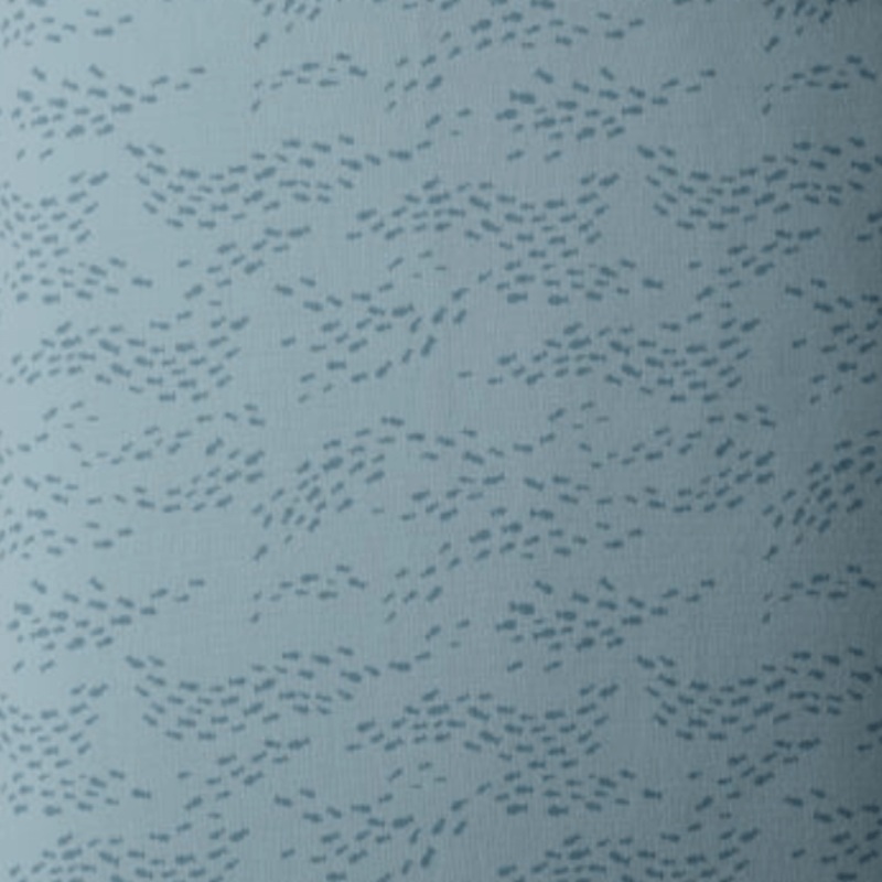 Seashell Serenade - Fish School - Dusty Blue - Yardage