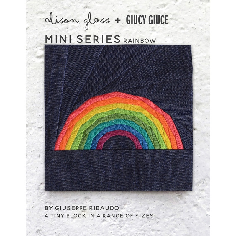 Mini Series Rainbow Quilt Block Pattern