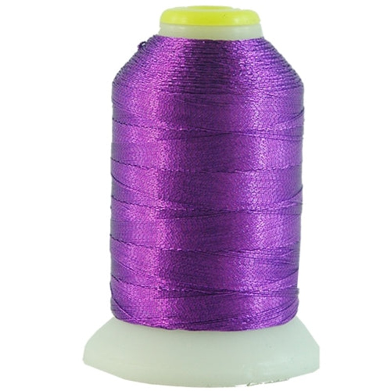 Metallic Thread - No. L58 - Purple - 500 Meter Cones