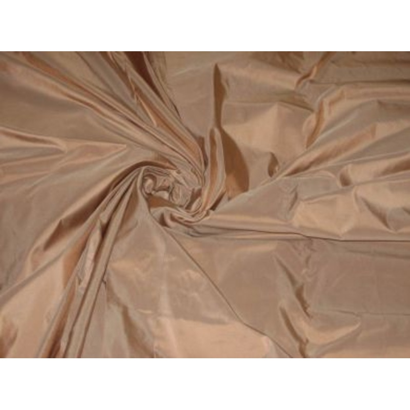 SILK TAFFETA FABRIC ~Papyrus colour 54" wide