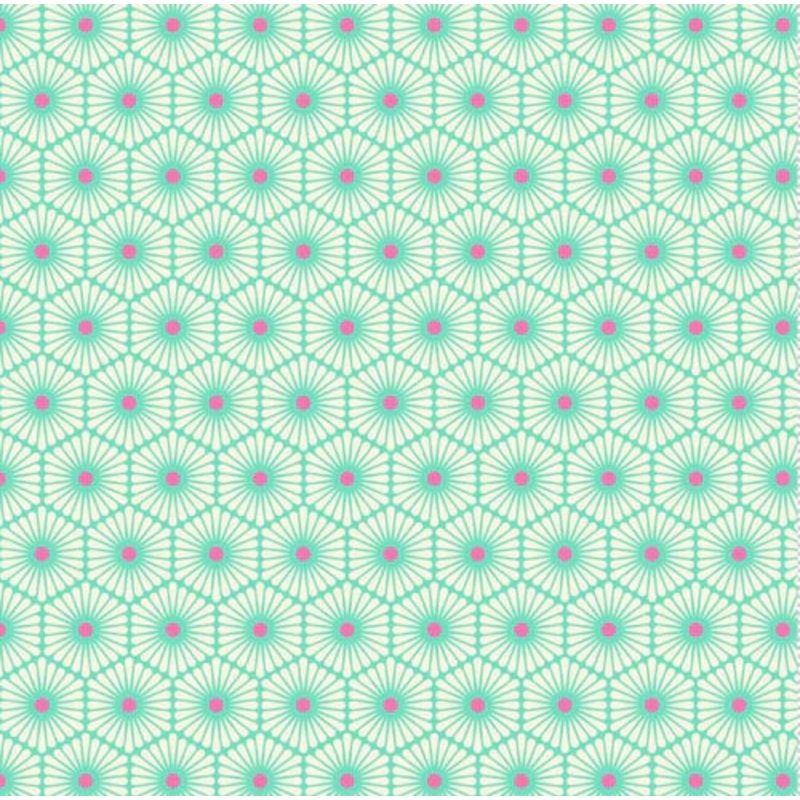 Tula Pink - Free Spirit Fabrics - Besties - Daisy Chain Meadow-Blue