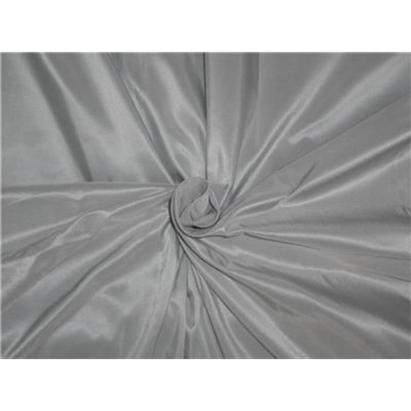100% Pure Silk Taffeta Fabric Blue x Ivory colour 60" wide Cut Length