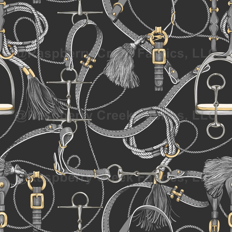 Rider Chic - Stone Grey with Grey Tack Fabric
