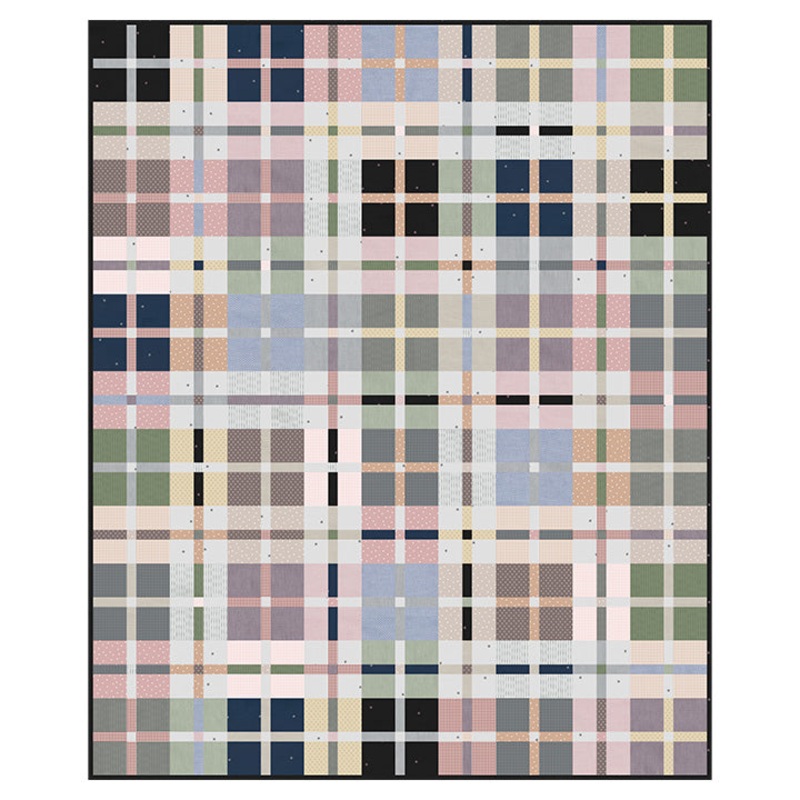Ripple & Thread by Ghazal Razavi : Mini Plaidish Quilt Kit