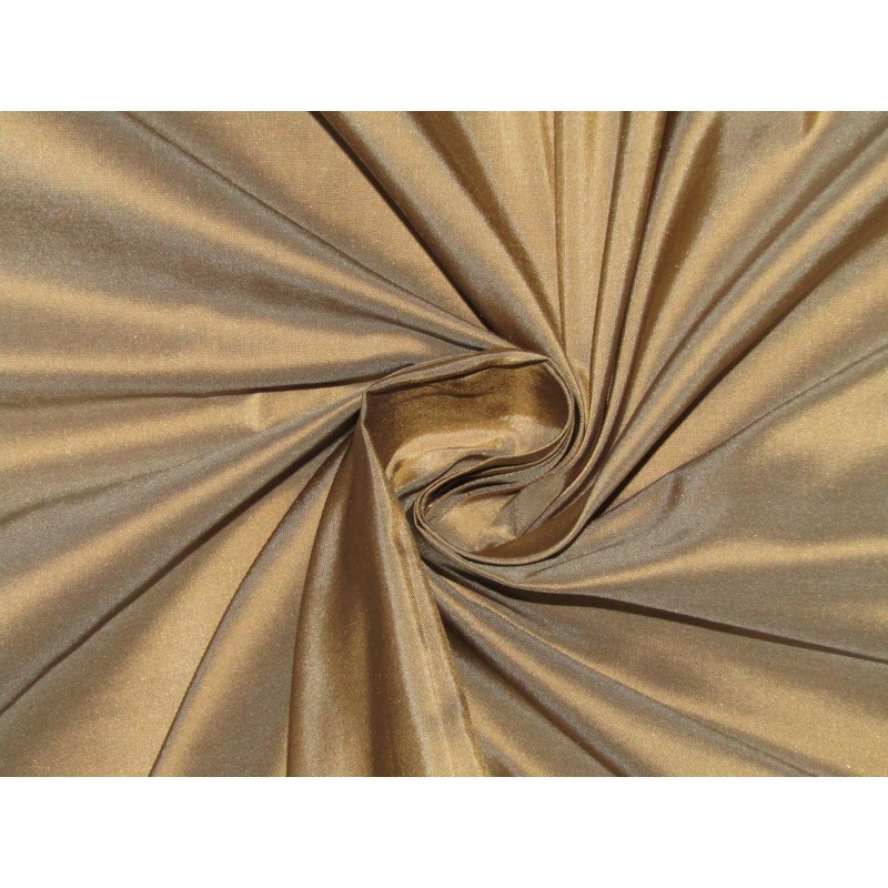 100% Pure SILK TAFFETA FABRIC tulip taupe 54 inches TAF239