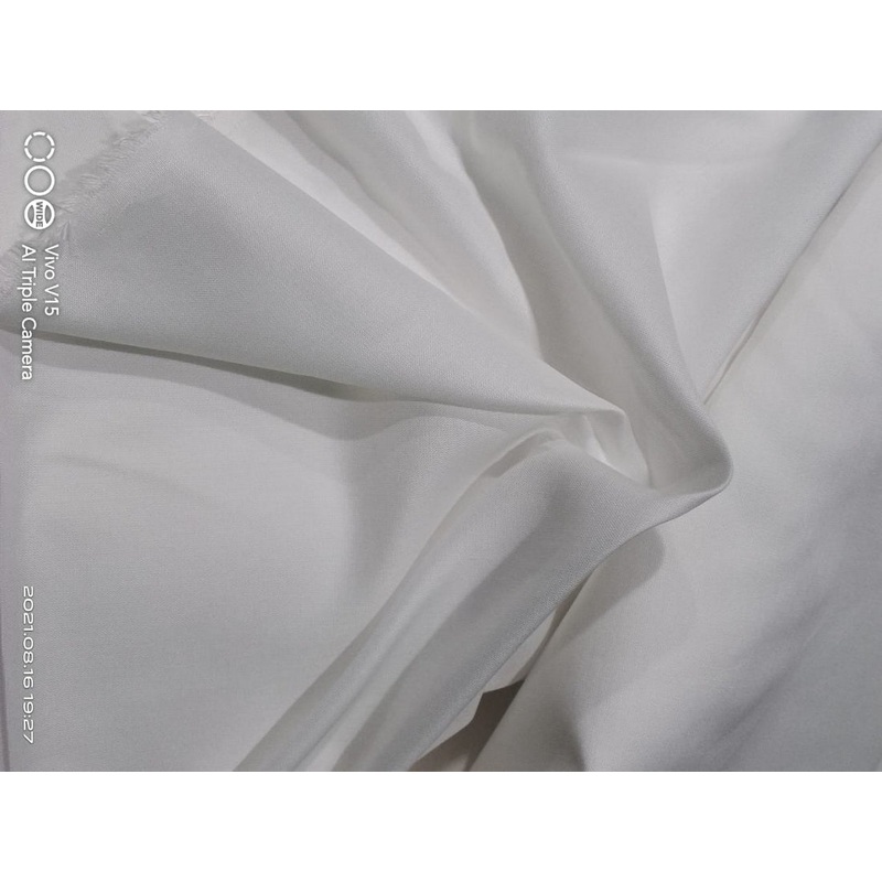 RAYON white 58" wide white