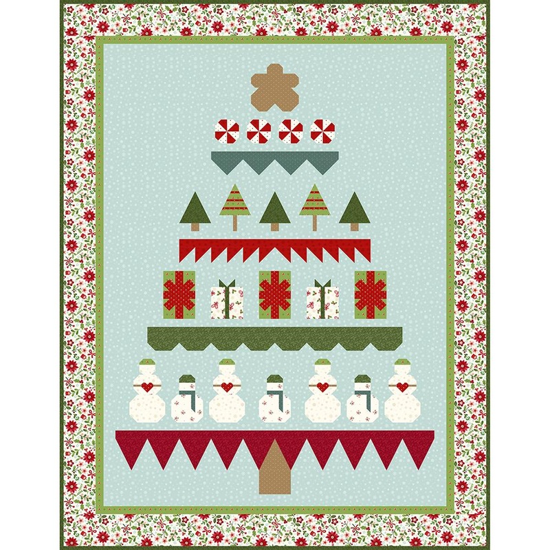 Peppermint & Pine - Lamb Farm Designs - Marcus Fabrics - Block of the Month