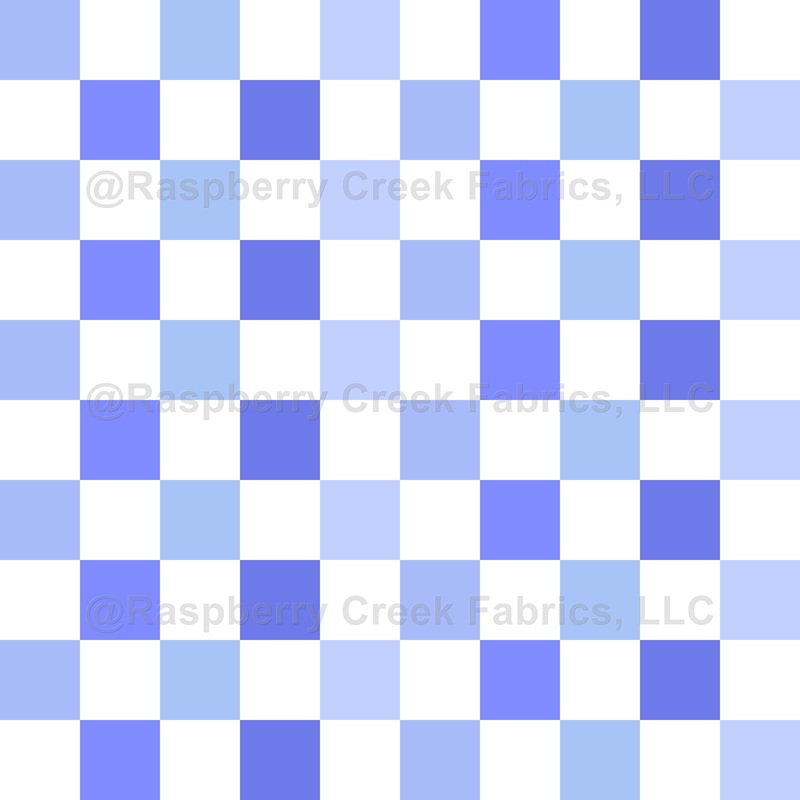 Periwinkle and Purple Checkerboard