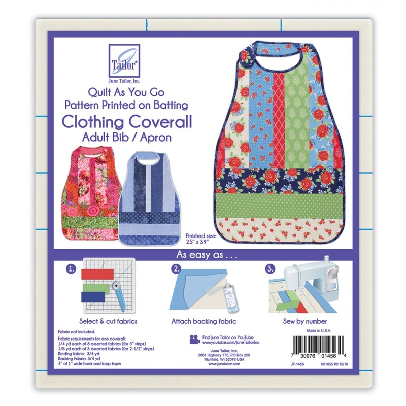 Quilt As You Go Coverall Adult Bib # JT-1456 Sku: 65232