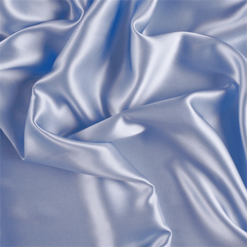 15 YD PC-Runway Silks Steel Blue Stretch Silk Charmeuse Fabric - Reorderable