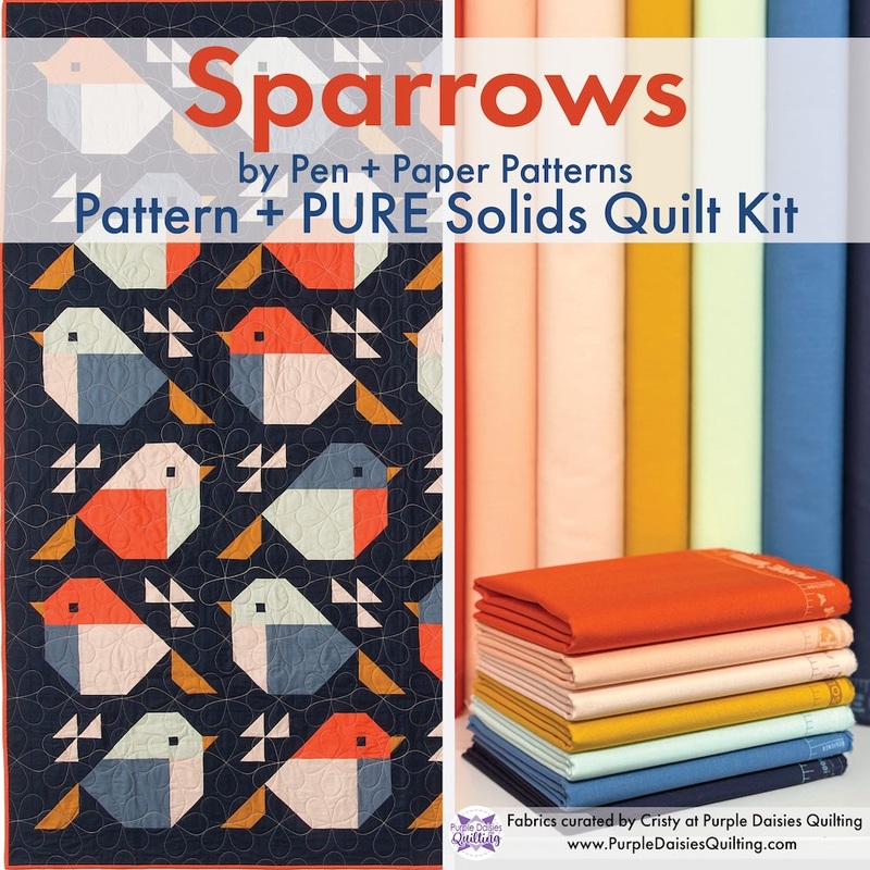 Sparrows Quilt Kit by Pen + Paper Patterns