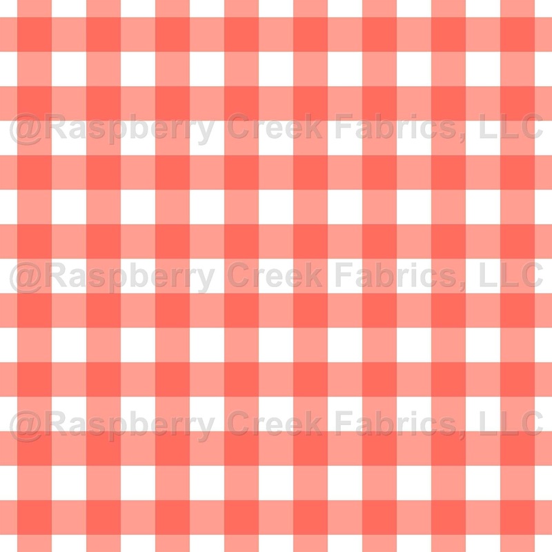 Strawberry Pink Simple Plaid - small