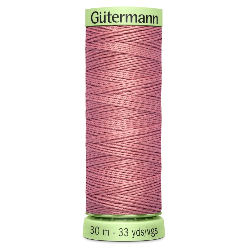 Gutermann Top Stitch - All Polyester Sewing Thread - 30m/33yds - 473 - Dusky Pink