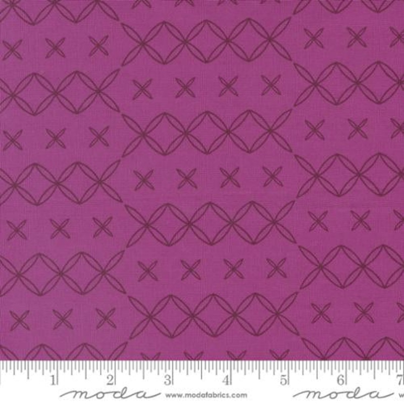 Rainbow Spice by Sarditty for Moda - Aubergine - 100% cotton
