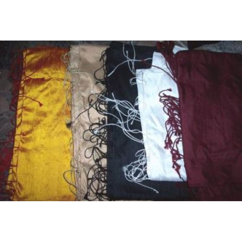 100 % raw silk shawl / wrap/stole 22" wide