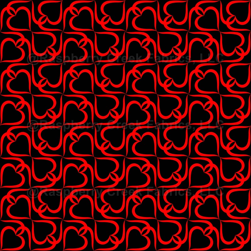 Pattern Of Spades, Pattern Of Hearts, Red Spades, Red Hearts