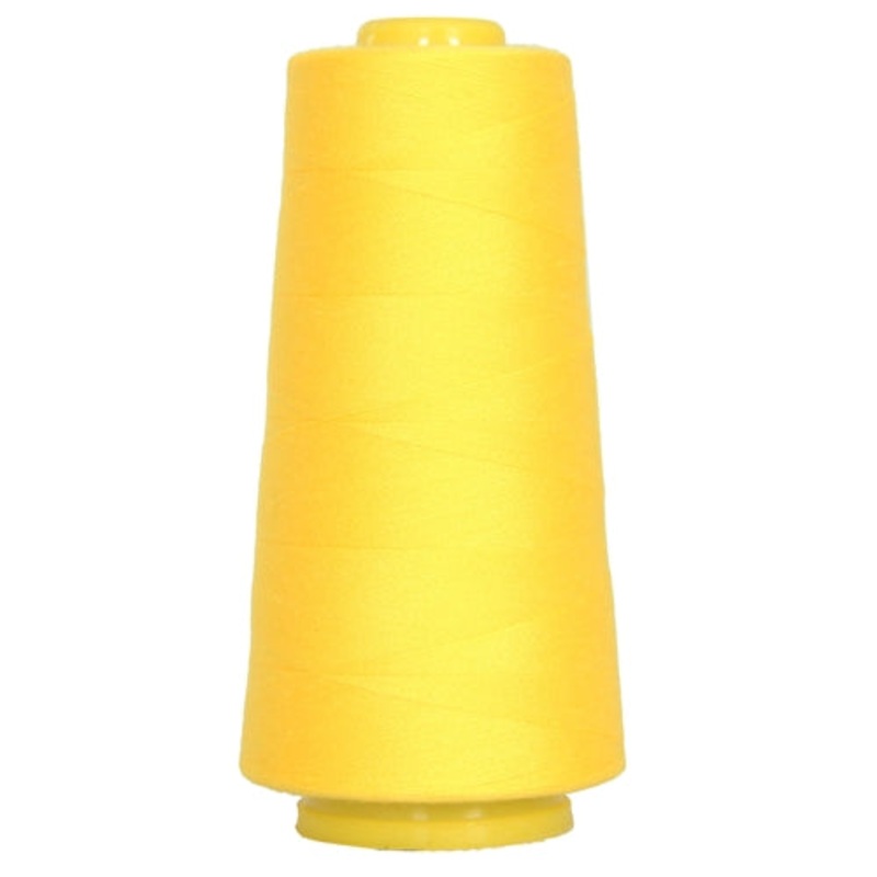 Polyester Serger Thread - Yellow 154 - 2750 Yards
