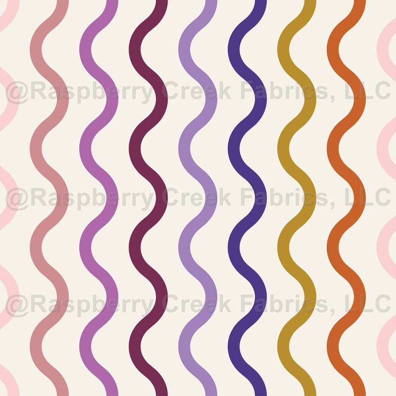Purple Gold Squiggle on Buff