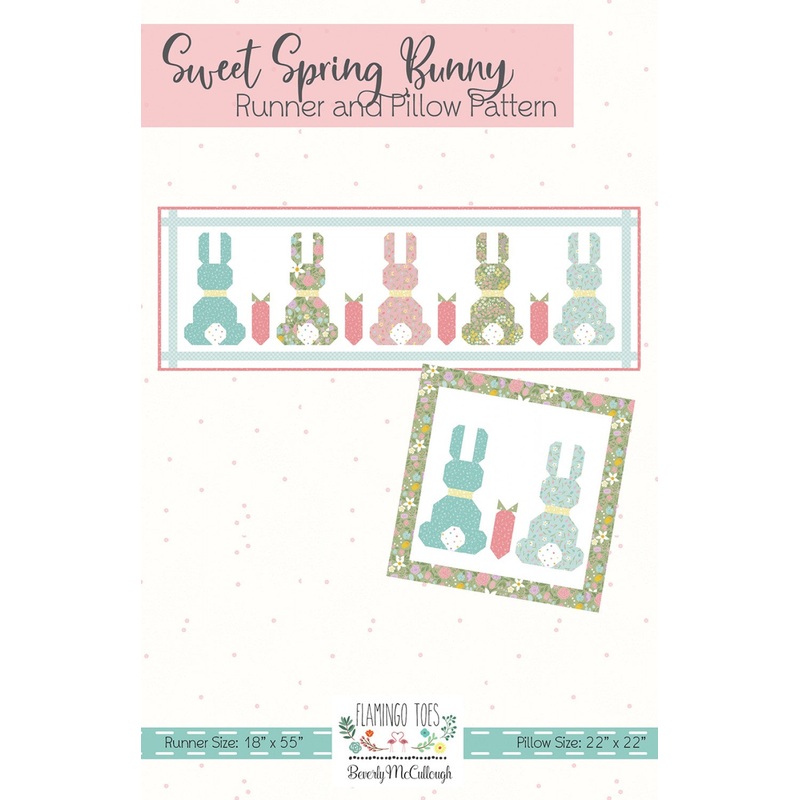 Sweet Spring Bunny Runner and Pillow Pattern # FT-8214SB Sku: 68844
