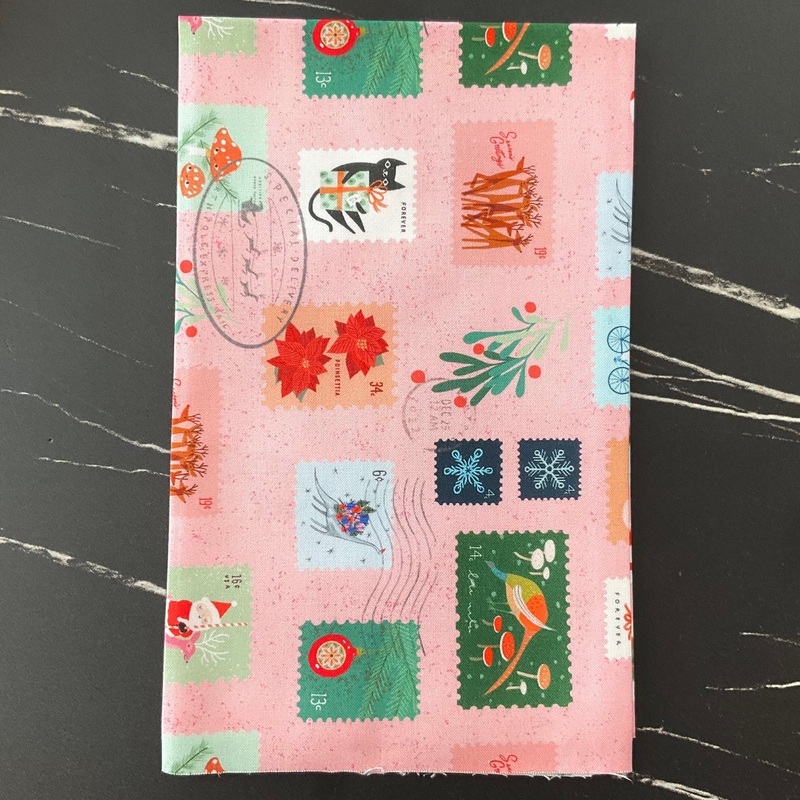 Tiny Christmas by Lizzy House - Christmas Stamps Cotton Candy 37132 15