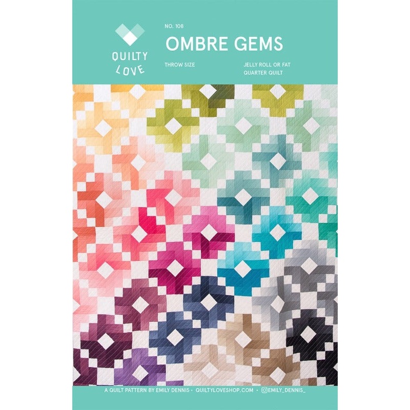 Ombre Gems by Quilty Love