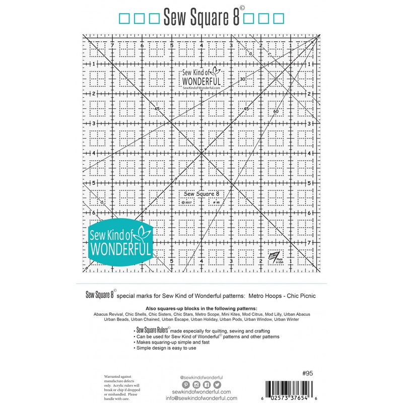 Sew Square 8 Ruler by Sew Kind of Wonderful
