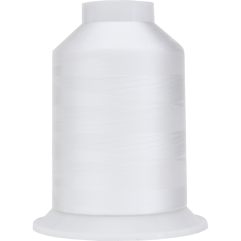 Bobbin Thread - 60wt White - 5000 Meters