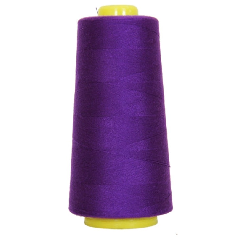 Polyester Serger Thread - Purple 271 - 2750 Yards