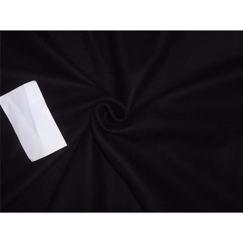 Black felted wool 56" wide 150mm