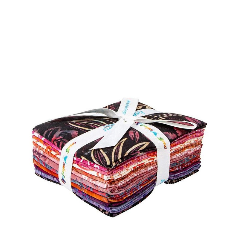 SALE Expressions Batiks Chalk & Charcoal Fat Quarter Bundle B 12-Piece - Riley Blake Designs - Precut - Hand-Dyed - Quilting Cotton Fabric