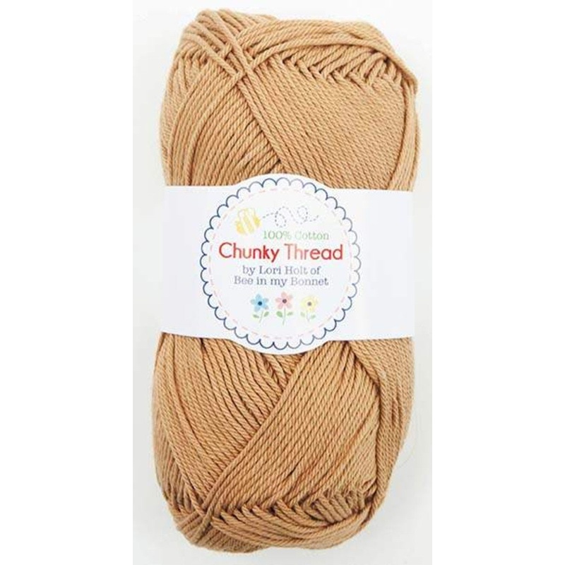SALE Lori Holt Chunky Thread STCT-8523 Nutmeg - Riley Blake - 100% Cotton Sport Weight Yarn - 50 Grams - 140 Yards or 128 Meters