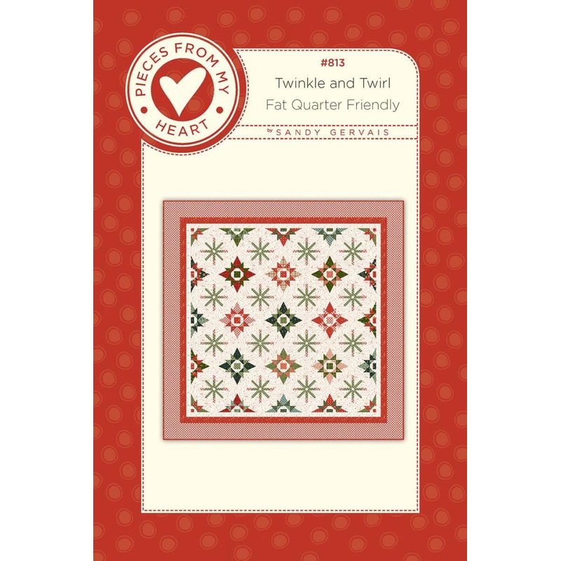 SALE Twinkle & Twirl Quilt PATTERN P157 - Sandy Gervais - Riley Blake Designs - INSTRUCTIONS Only - Pieced Fat Quarter Friendly