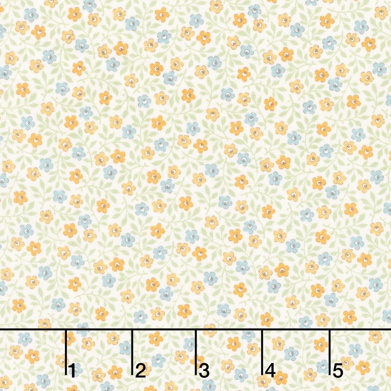 Sweet Things - Groundcover Yellow Yardage