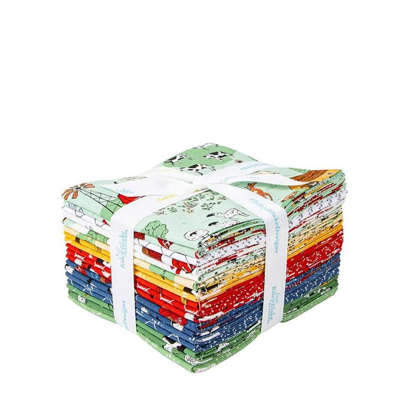 SALE Farm Livin' Fat Quarter Bundle 18-Piece - Riley Blake Designs - Precut - Farming Ranching - Quilting Cotton Fabric