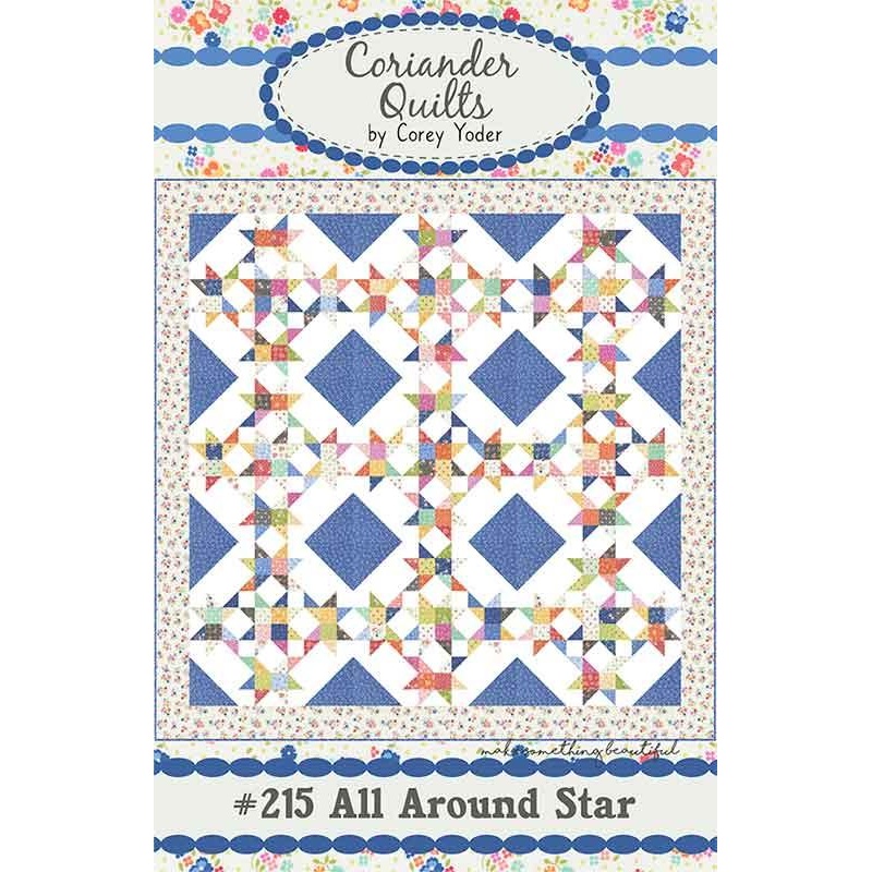 All Around Star Quilt Pattern by Coriander Quilts