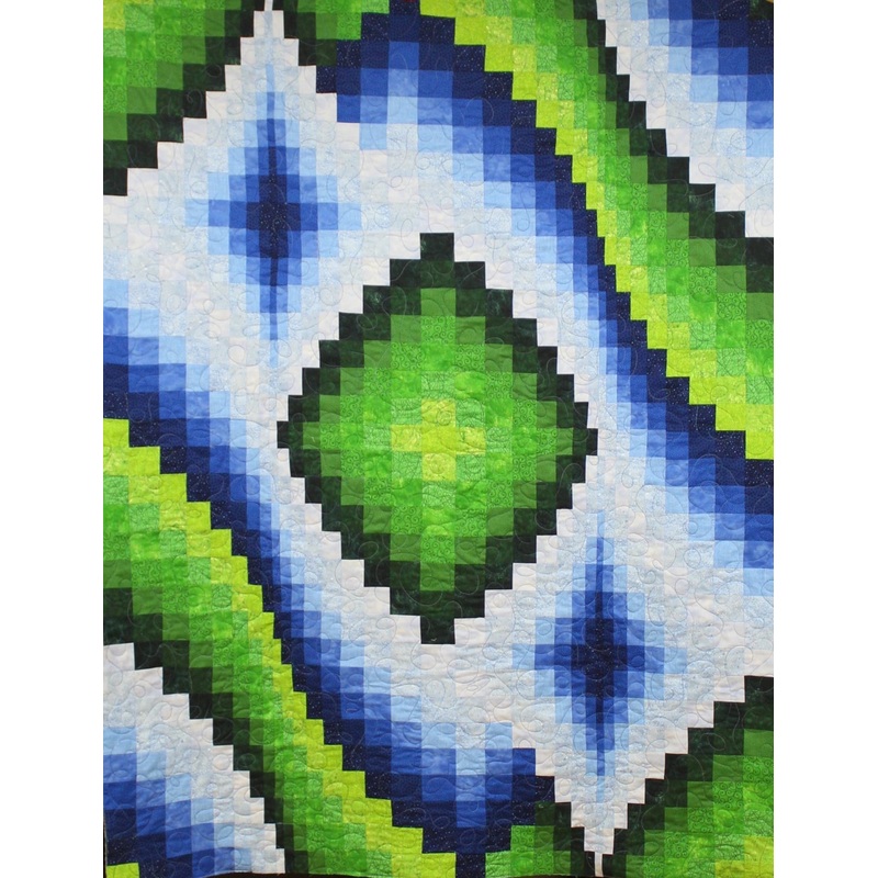 Bargello Reflection Pattern QC-902 by Ruth Ann Berry
