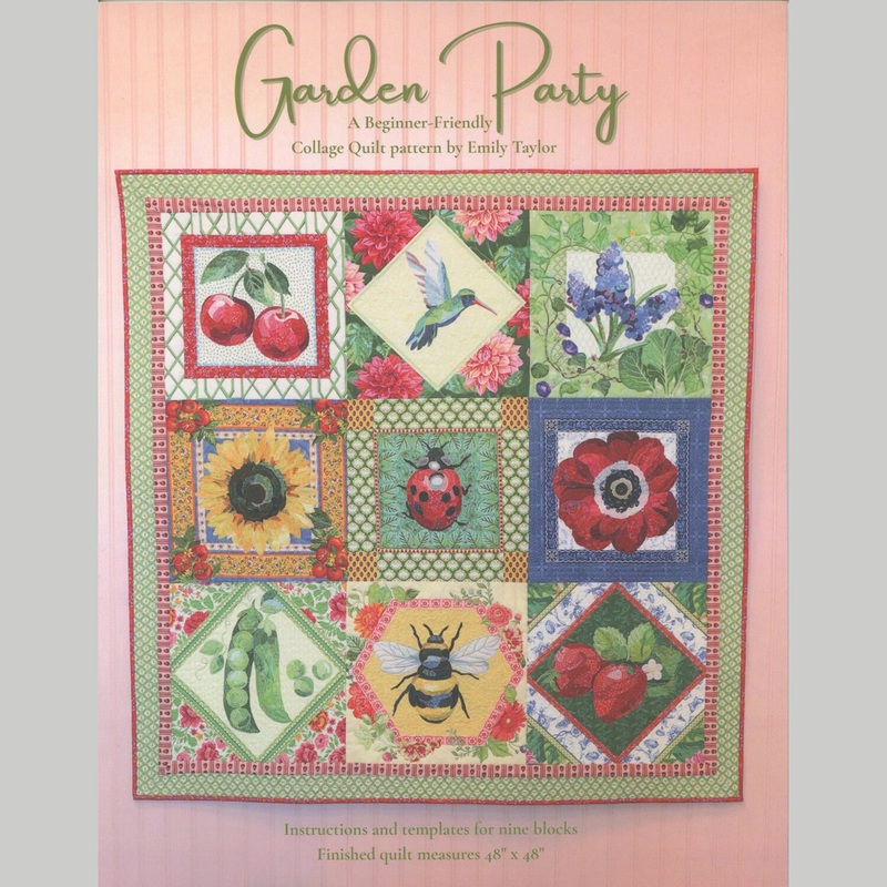 Garden Party Parchment Pressing Collage Pattern