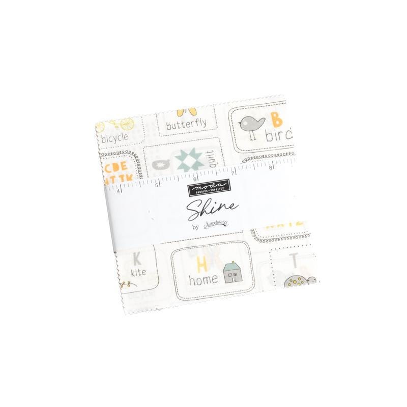 SALE Shine Charm Pack 5" Stacker Bundle - Moda Fabrics - 42-Piece Precut - Quilting Cotton Fabric